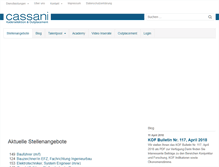 Tablet Screenshot of cassani-kaderselektion.ch